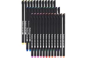 DEALKITS Premium Fine Liner Pens Set, Office Documents For Sketching, Artist Illustration, Technical Drawing, Ideal For Calligraphy Writing, Shopping Lists, Notes And Appointments