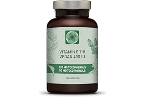 PROCAPSIN Kala Health Vitamin E - All 8 Tocopherols + Tocotrienols 400 IU Vegan - Alpha Tocopherol/Tocotrienol + Beta Tocopherol/Tocotrienol + Gamma Tocopherol/Tocotrienol + Delta Tocopherol/Tocotrienol