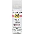 Rust-Oleum 285093 Stops Matt Clear Spray Paint
