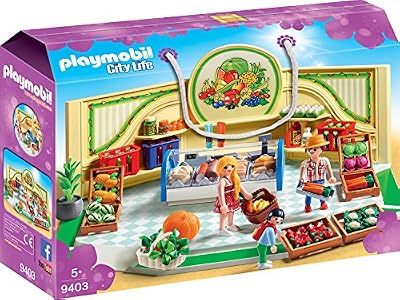 Playmobil Epicerie, 9403, Coloré