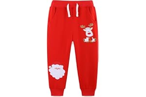 MUJOQE Jungen Jogginghose Karikatur Drucken Sporthose Kinder Baumwolle Freizeithose Warm Bagger Dinosaurier Jogger Hose 2-7 Jahre