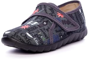 Nordan Pantofole Bambino e Bambina Comode, Antiscivolo e Lavabili in Lavatrice - Ideali per Asilo, Casa e Passeggiate - Ampia Scelta di Colori e Design! 360350