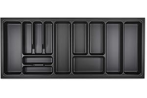 ORGA-BOX I Portaposate 1119 x 473 grigio lavagna con struttura perlata per Tandembox Antaro/Intivo e ModernBox in armadio da 120 cm