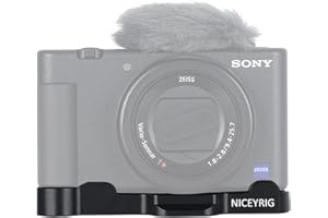 NICEYRIG Arca-swiss - Staffa di montaggio per fotocamera a coda di rondine per fotocamera Sony ZV1-466