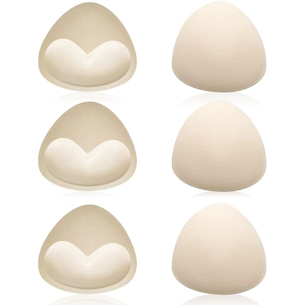 Ehuihuan Lot De 2 Paires Coussinets Soutien-Gorge Autoadhésifs Silicone - Push-Up Naturel