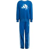 adidas Unisex &Ccedil;ocuk LK DY LS JOG Eşofman Takımı DMARIN/SEFLAQ 5-6A