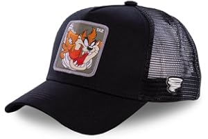 Capslab Czapka męska z wizjerem, Czarny, rozmiar uniwersalny