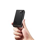 Baseus Power Bank PD 30 W, Mini Power Bank 10000 mAh USB C QC 3.0 Ricarica Rapida Batteria Esterna Portatile Cellulare con Di