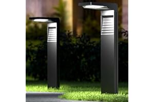 ‎OUSFOT OUSFOT Zewnętrzne światła Słoneczne Wodoodporne 2 Sztuki Zewnętrzne Reflektory Słoneczne IP65 30LED na Ziemię z 2 Trybami Oświetlenia Scieżki Ogrodowej