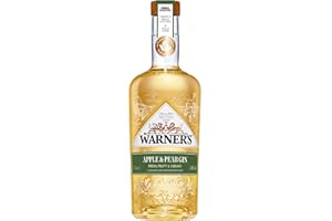 Warner's Distillery, Apple and Pear Gin 70 cl 40 Percent ABV - Fresh, Fruity and Vibrant Flavoured Gin Made w/Apple and Pear Juice and More -Gin Gifts - Suitable for Vegetarians