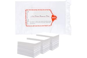 Thboxes 1000 Pcs Lint Free Wipes For Nails, Lint-Free Nail Wipe Pads, Nail Polish Cleaning Remover Wipes for Nail, Eyelash, Lip, White