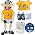 ADDLIVE Jeffy Puppet Plush Toy Doll, 60cm Funny Puppets Toy, Jeffy Hand Puppet, Soft Plush Toy for Boys and Girls, Kids Gift for Birthday, Christmas, Halloween Party, Yellow