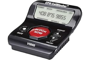 CPR CALL BLOCKER CPR V5000 Call Blocker for Landline Phones – Stop All Unwanted Nuisance Calls at a Touch of a Button - Works With Your Existing Home Phone