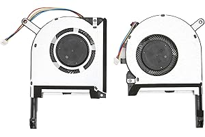 TOSUNY TUF Gaming A15 Laptop Cooling Fan Replacement, 4 Pin CPU & GPU Fan, Easy to Install