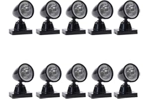 Evemodel LYC18 10 pz Modello Ferroviario Natale Lampada Post Luci di Inondazione O Scala LED NUOVO