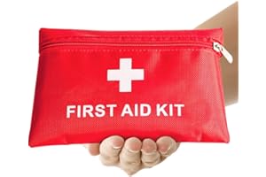 zimohe Trousse de Premier Secours, Mini Boîte Médical, Complète pour la Voiture, Voyage, Bureau, Randonnée, Sport, Maison, Entreprise