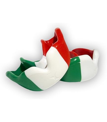 Paradenti Gilbert Rugby Viper - Per Adulti, Verde/Bianco - Foto 7