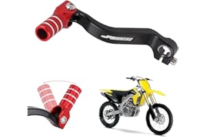 AnXin Levier de vitesse CNC pour moto Suzuki RMZ450 RMZ 450 2008-2020 RMX450Z RMX 450Z 2010-2011 2017-2019 – Rouge