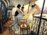 Das Museum Outlet – Die Galerie der H.M.S. Kalkutta von Tissot – Leinwand (61 x 81,3 cm)