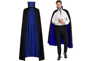 maxToonrain Reversible Cape for Adults and Kids, Easter Halloween Christmas Cloak Fancy Dress Vampire Witch Wizard Role Play for World Book Day