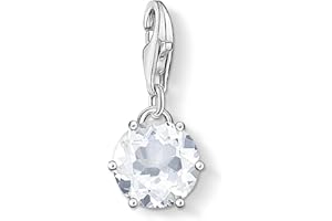 THOMAS SABO Charm Club Original Stones charm with Lobster Clasp 925 Sterling Silver Jewellery Compatible with Bracelets & Necklaces