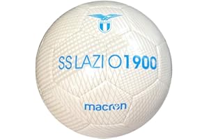 TRANHUY Macron SS Lazio Pallone Calcio Ufficiale Bianco 2018/19 - Colore - Bianco, Misure - 5