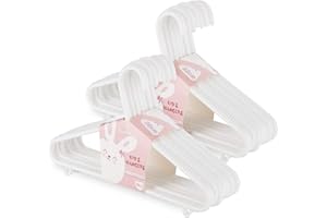 Sweelov 20 sztuk wieszaków dla niemowląt wieszaki dla dzieci białe