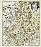 neheim freibad  Historische Karte: Westfälischer Kreis - Tabula Nova Atque Exacta Westphaliae 1710 (Plano)
