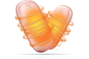 COMFY MATE Hand Warmers Rechargeable - 2 Packs Electric Portable Pocket Heater - 20 Hrs Warmth 3 Levels Heat Up to 55℃, Hunting, Golf, Tech Gifts for Men