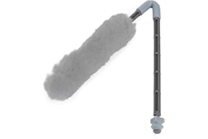 DAUERHAFT Wollmaterial Paintball Rakel, Wolle Paintball Barrel Single Swab Squeegee Buffer Reinigungszubehör, zur Reinigung(Gray)