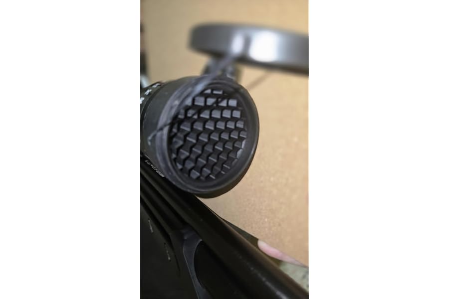 69mm Honeycomb Sunshade, Scope Accessory for 60mm Front Optics, Black