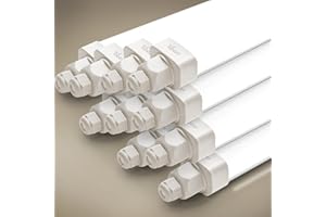 Tobeter 10 Pièces Neon Tube LED 120 CM Lampe 36W 3600LM Reglette Led Linkable Luminaire Plafonnier, Blanc Neutre 4000K IP65 Pour Garage, Bureau, Cave, Atelier, Salon, Hôpital, Entrepôt