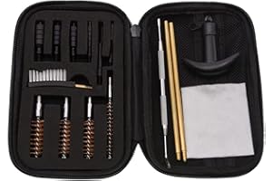 Tiardey Universal Handgun Cleaning Kit.22.357.38,9mm.45 Calibre Pistol Cleaning Kit Bronze Bore Brush And Brass