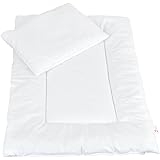 BabyLux 2 TLG. Set Kinderwagen Bettwäsche FÜLLUNG 60 x 78 cm Decke und Kissen