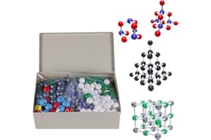 XQZMD Set di 444 pezzi chimica organica molecolare modello chimico molecole organiche modelli per insegnanti di chimica, studenti, strutture inorganiche chimica Electron Orbit Structure Set