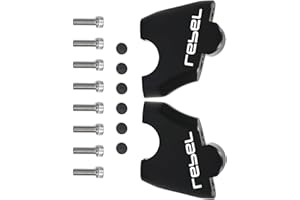 REXGEL Kit De Elevador De Manillar para Honda Rebel 500 300 CMX500 Rebel500 CMX300 Rebel300 Pit Dirt Bike Heavy Duty Decorar (Color : Rebel)