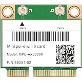 Mini PCIE WiFi 6 Bluetooth 5.0 MPE-AX3000 Carte Wifi sans fil double bande 3000 Mbps Half Mini PCI-E réseau Wlan Wi-Fi 802.11