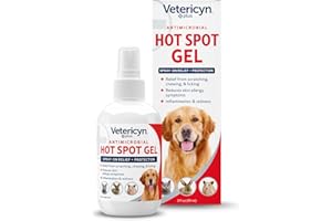 Vetericyn Plus Dog Hot Spot Gel. Itch Relief and Protection for Irritations, Rashes, and Sores. Safe for All Animals. 89 mL