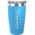 The Coldest Water Tumbler Cup Hydro Pint (Sliding Lid) Beverages Hot and Cold 3X Longer, Durable Double Wall Insulated Thermos Flask (Blue, 591 ml)