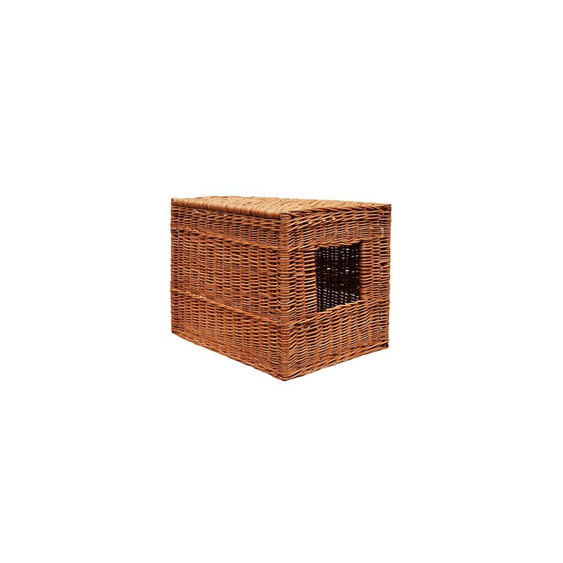 1-14 GalaDis Katzenklo Abdeckung aus Korbweide: Verkleidung für das