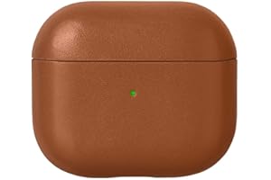 ‎NATIVE UNION Native Union Skórzane etui do AirPods (3rd gen) - Ręcznie wykonane, w pełni zapakowane etui z prawdziwej włoskiej skóry - Kompatybilne z bezprzewodowymi ładowarkami Qi - Do AirPods 3 (Tan)