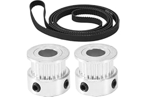 Bzocio Z-Achsen GT2 Zeitliche Koordinierung GüRtel Zahnriemen Scheiben Satz 24 Zahn Synchron Rad und 1068 Mm Riemen für X5SA / X5SA / X5SA-2E 3D DRUCKER