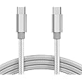 KP TECHNOLOGY [6.6ft/2m USB C Fast Charger Cable For Google Pixel 9 / Pixel 9 Pro/Pixel 9 Pro XL/Pixel 9 Pro Fold/Pixel 8A / 8/8 Pro / 7a / Pixel Fold / 7/7 Pro / 6A / 6/6 Pro (SILVER)