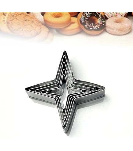 Zenker Emporte-pièce En Forme D'étoile Pour Pâtisserie, Emporte-pièce De Noël Pour Biscuits Et Fondants, Emporte-pièce De Qualité Supérieure, Ustensile De Cuisine En Fer Blanc, Couleur : Argenté