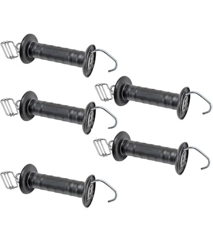 Ruban Clôture électrique 10 Mm, 200 M, 4 Conducteurs Inox - Pour Chevaux, Bovins, Petits Animaux, Lot De 5