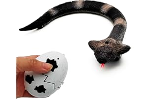 Escomdp Upgrade RC Snake Toy Infrared Remote Control Cobra Realistic Animal Car Vehicle Prank Scary Toys for Pets Cat Dog Kids Birthday