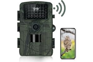 DJIOYER Wildkamera, 32 MP Wildtierkamera mit 2,0 Zoll LCD Bildschirm 1080p Video IP66 Wasserdicht, für Wildtier Scouting (0hne Speicherkarte)