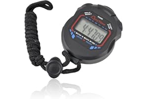 LEOFLA Cronometro Multifunzione Al Quarzo Sport Parziale Totale Corsa Palestra -