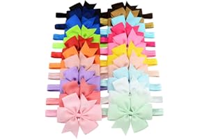 Hcimooy Bowing dei Capelli della Fascia della Cinghia delle Costole della neonata per i Bambini Infantili 20pz (04FD)