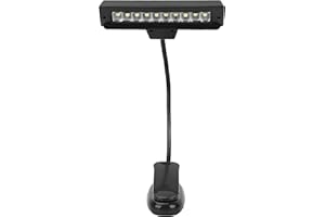 ‎DILWE Dilwe Clip On lampa na pulpit Orchestra LED z 360 stopni łabędzia szyjka na biurko stół